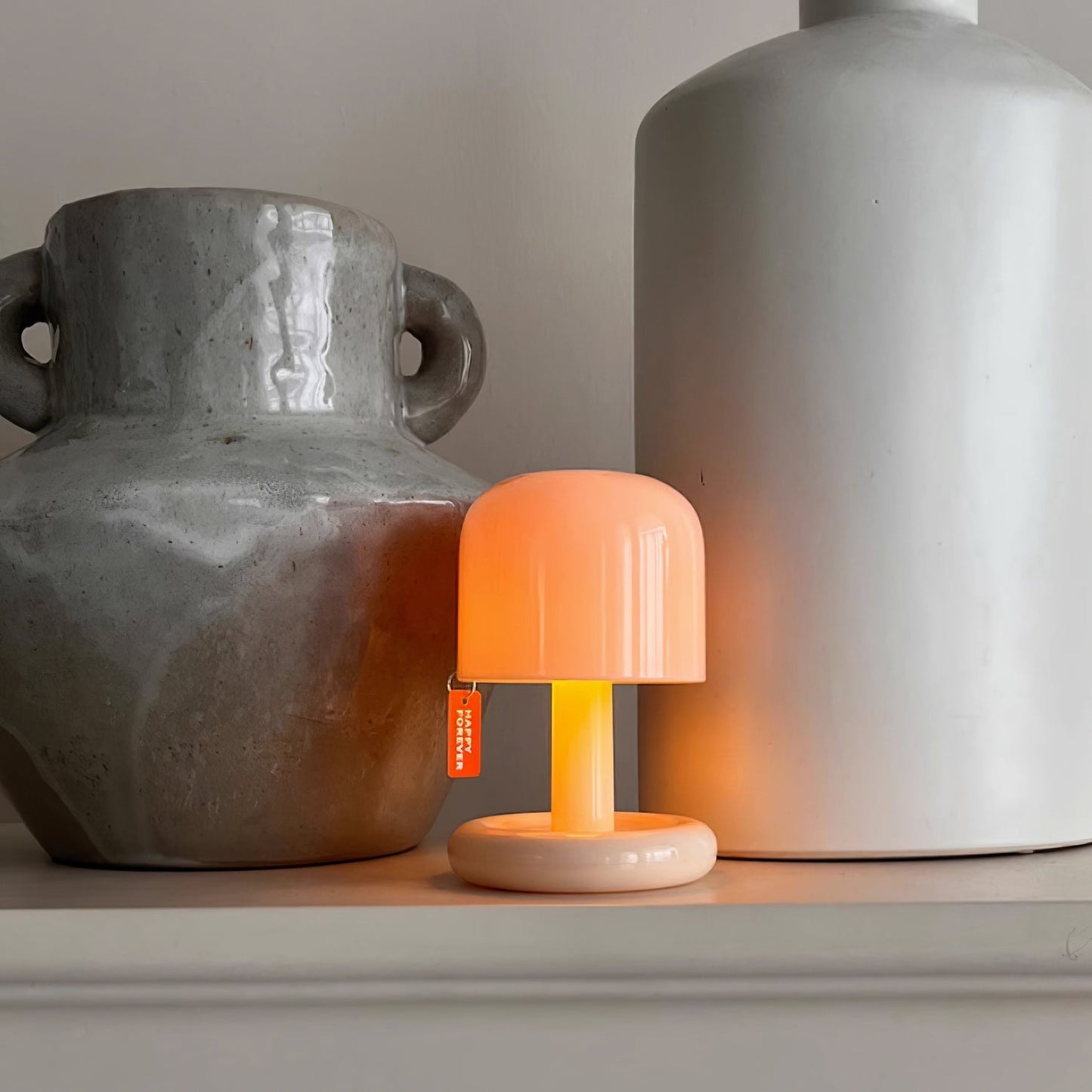 Mini Mushroom Table Lamp With Rounded Base