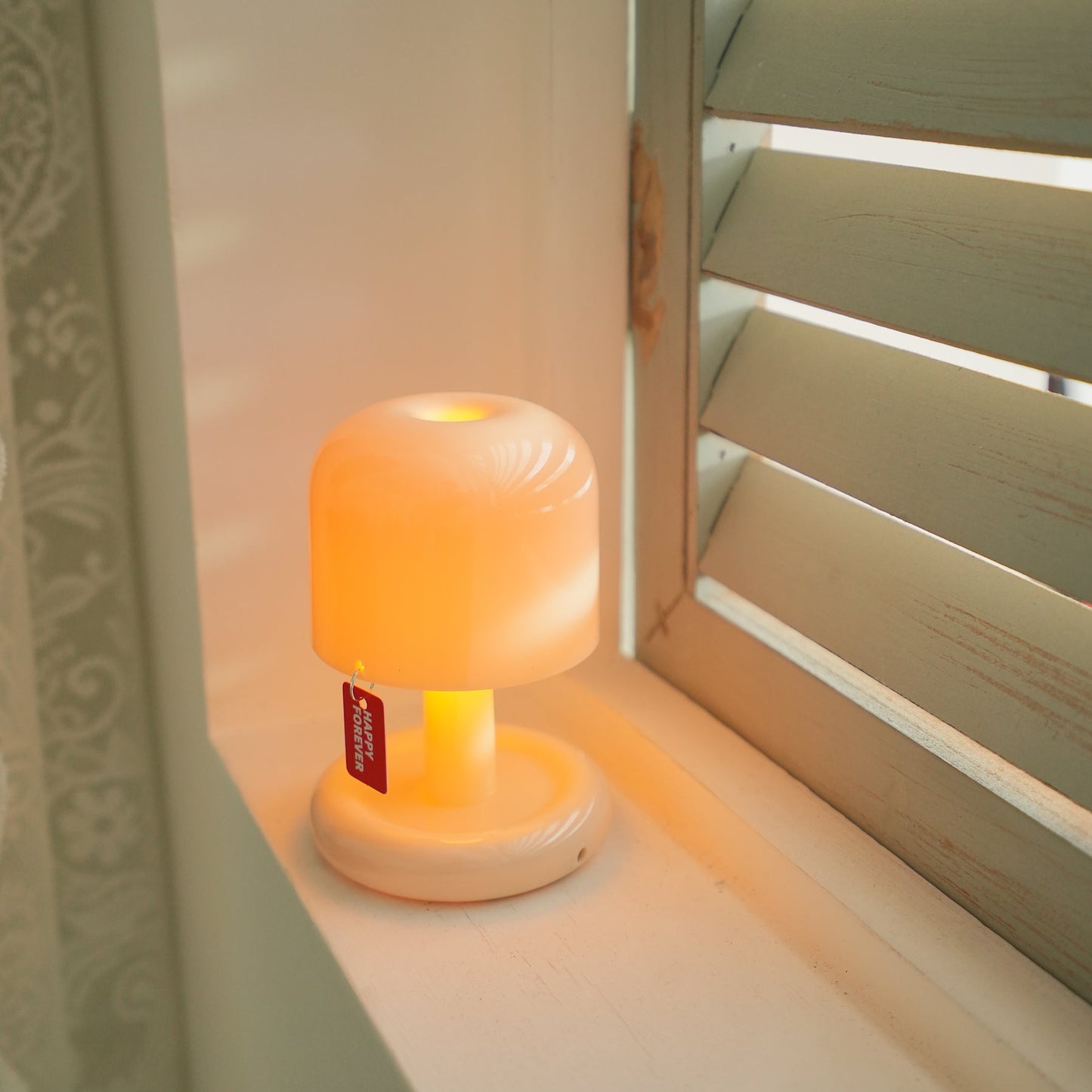 Mini Mushroom Table Lamp With Rounded Base