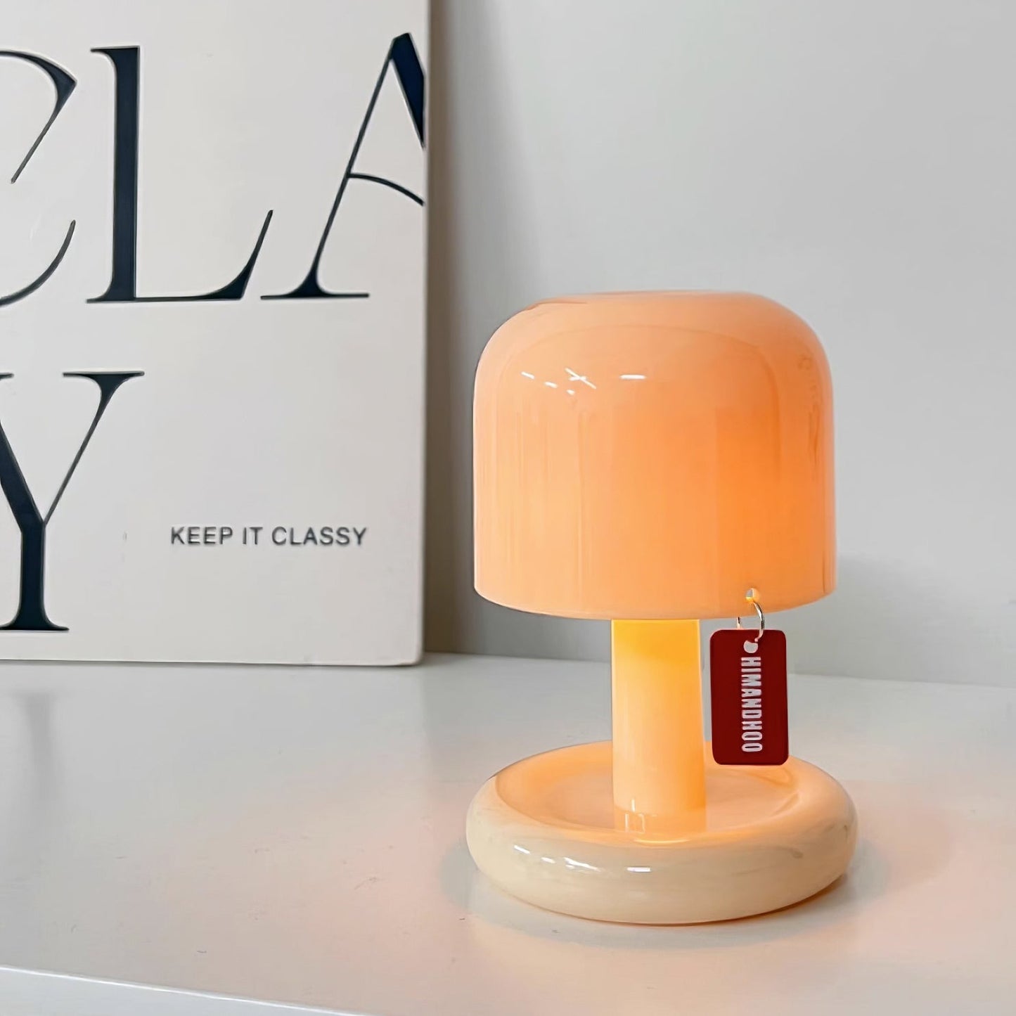 Mini Mushroom Table Lamp With Rounded Base