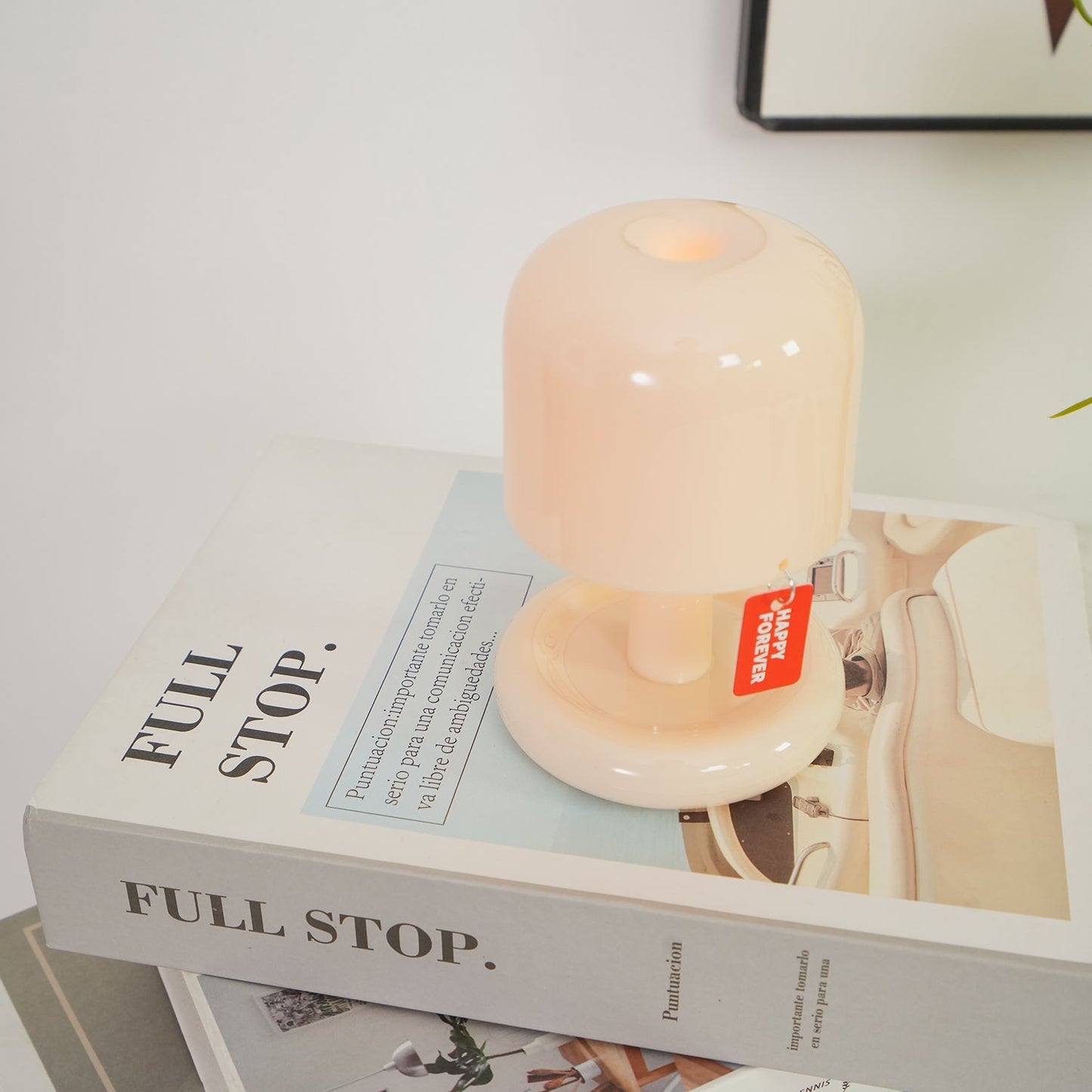 Mini Mushroom Table Lamp With Rounded Base