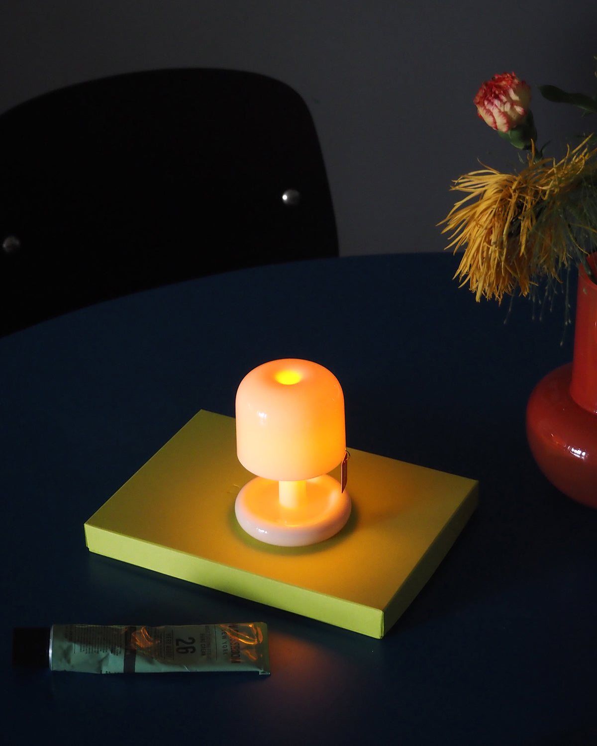 Mini Mushroom Table Lamp With Rounded Base