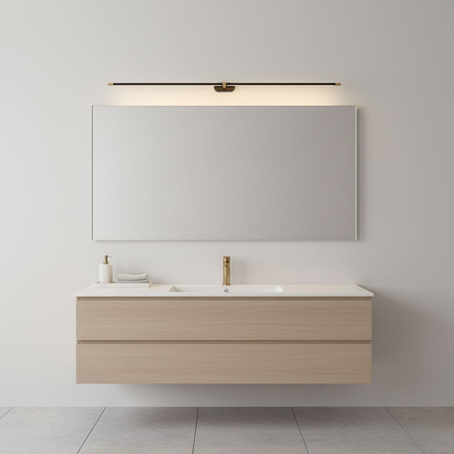 Minimalist Linear Adjustable Wall Light For Picture And Mirror