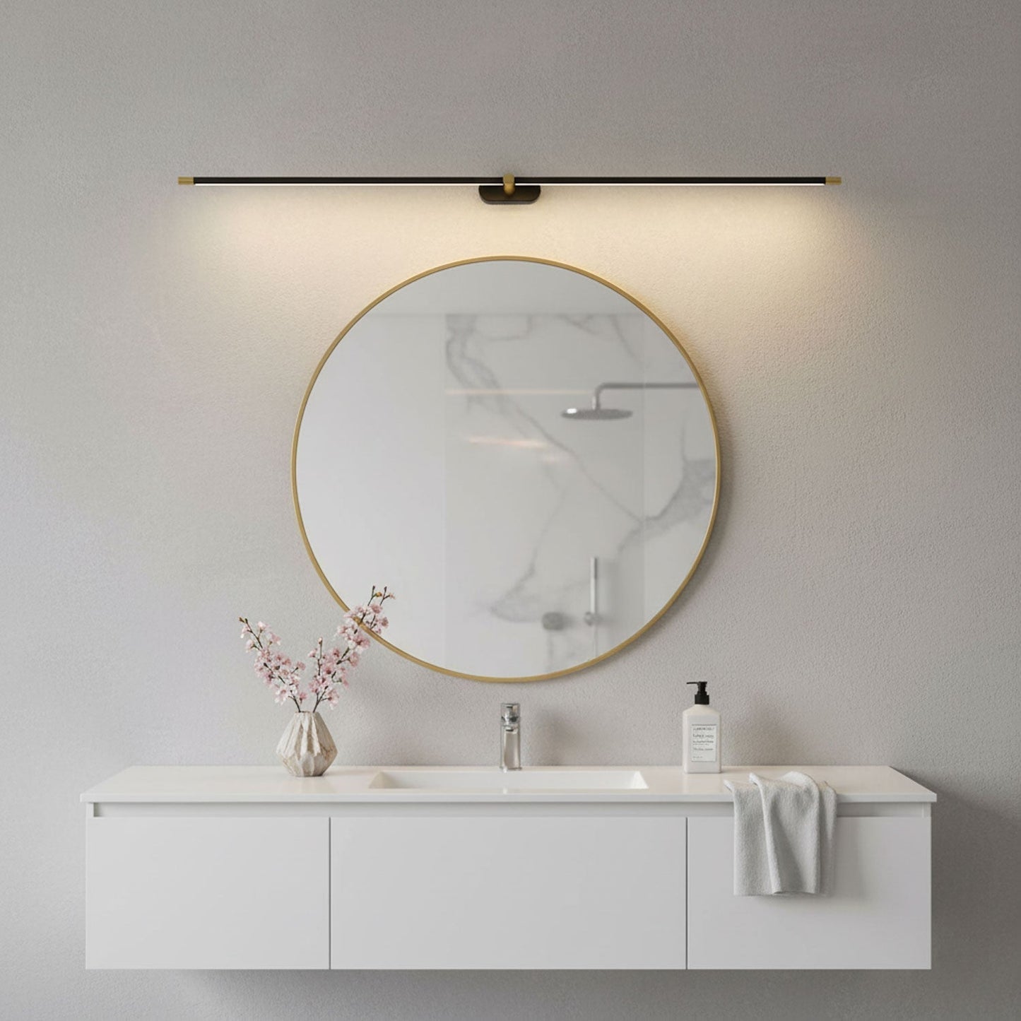 Minimalist Linear Adjustable Wall Light For Picture And Mirror