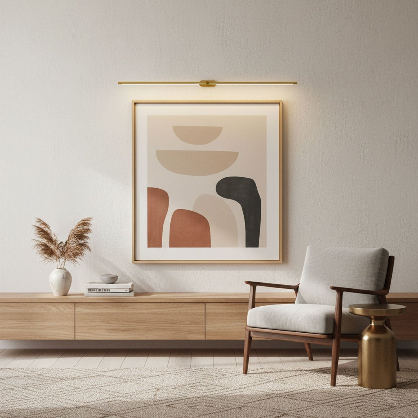 Minimalist Linear Adjustable Wall Light For Picture And Mirror
