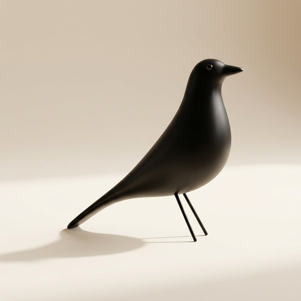 Decorative Bird Figurine Contemporary Abstract Display Accent