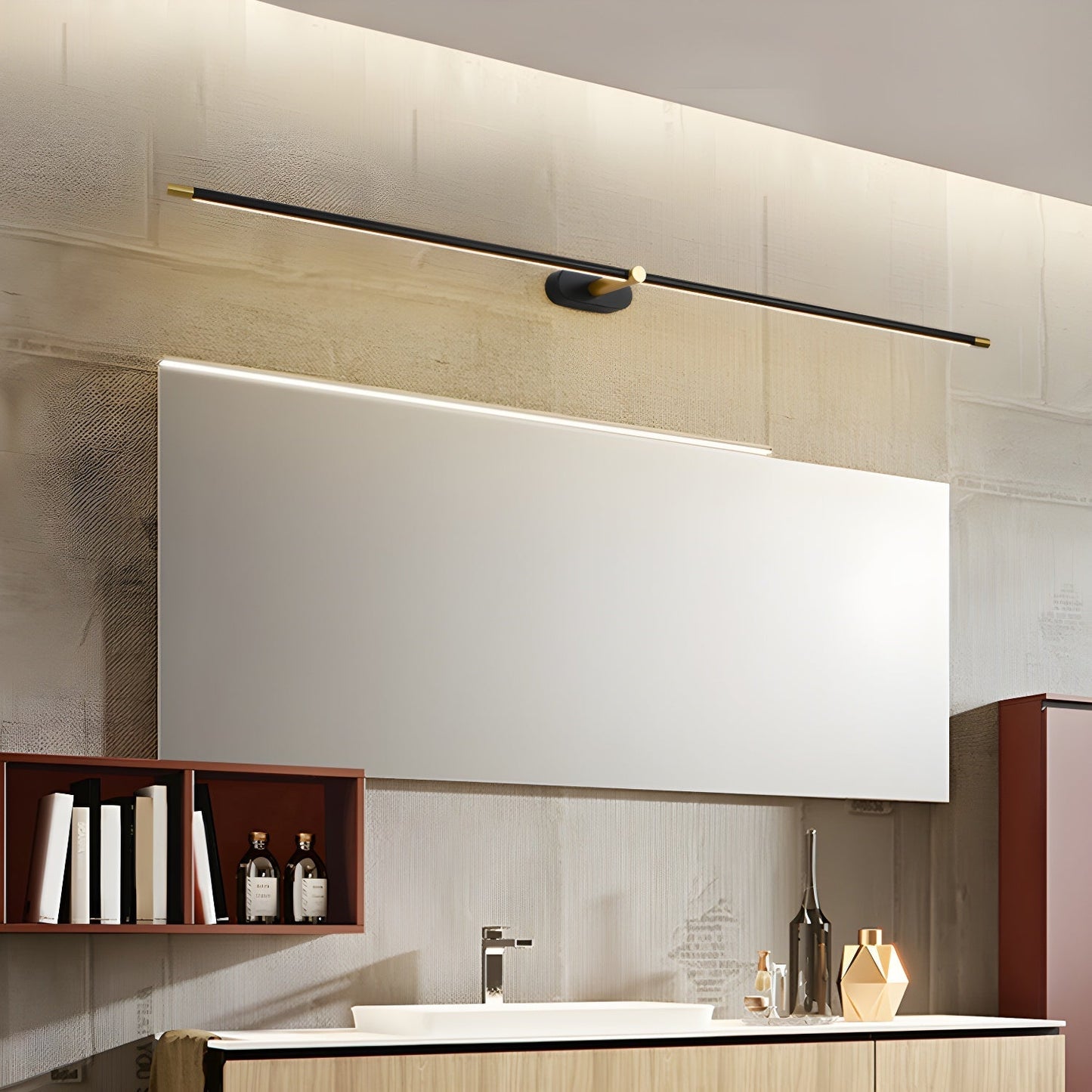 Minimalist Linear Adjustable Wall Light For Picture And Mirror
