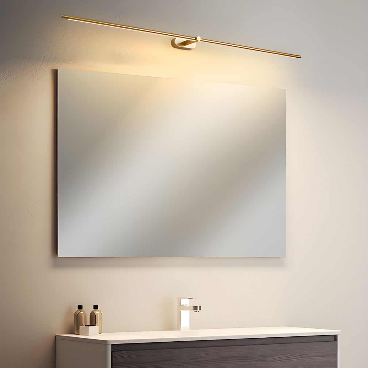 Minimalist Linear Adjustable Wall Light For Picture And Mirror