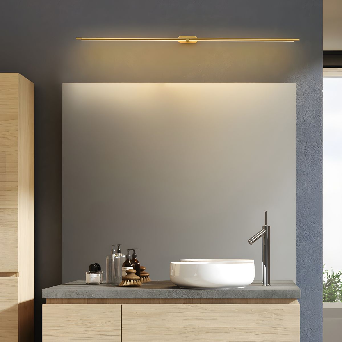 Minimalist Linear Adjustable Wall Light For Picture And Mirror