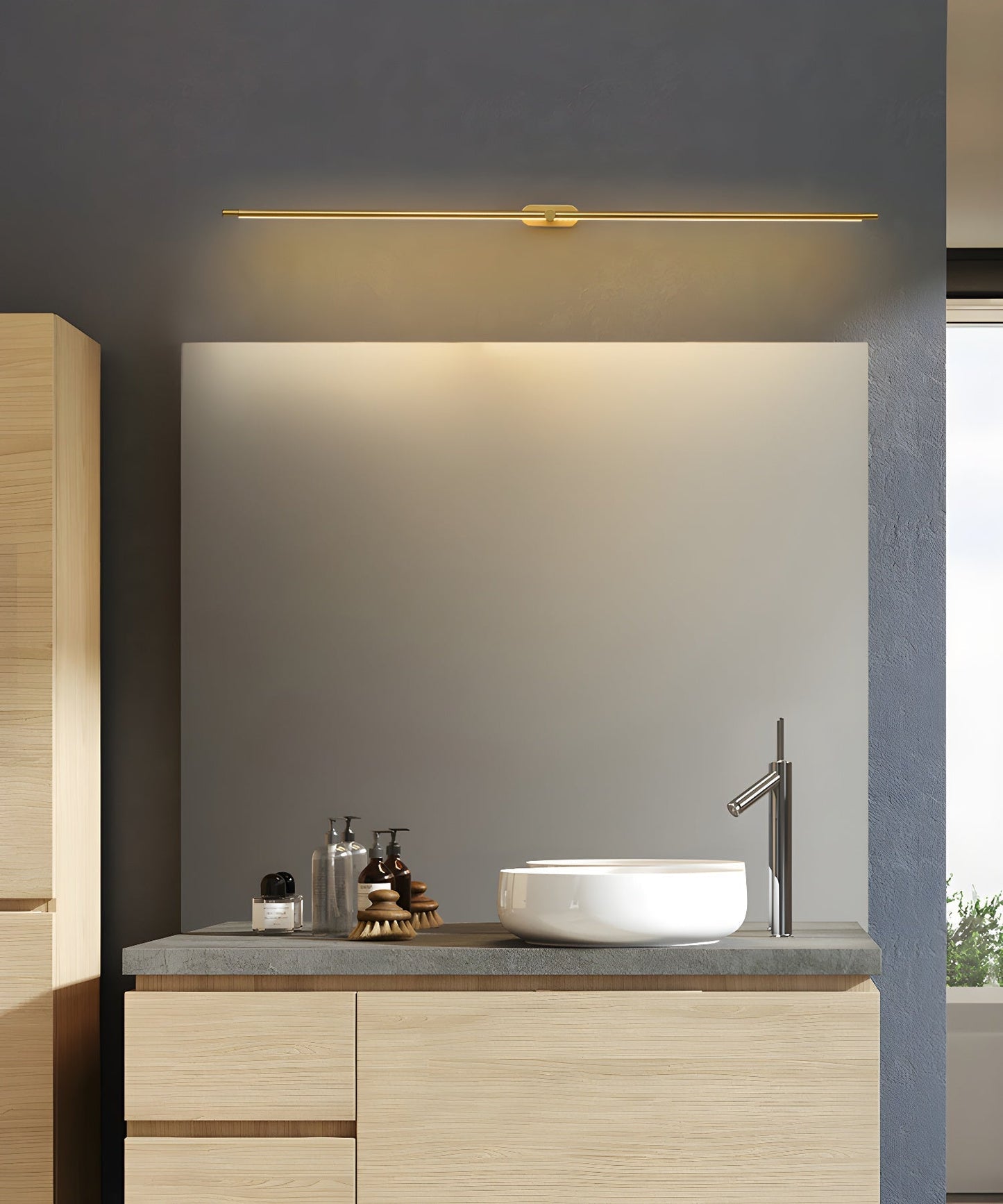 Minimalist Linear Adjustable Wall Light For Picture And Mirror