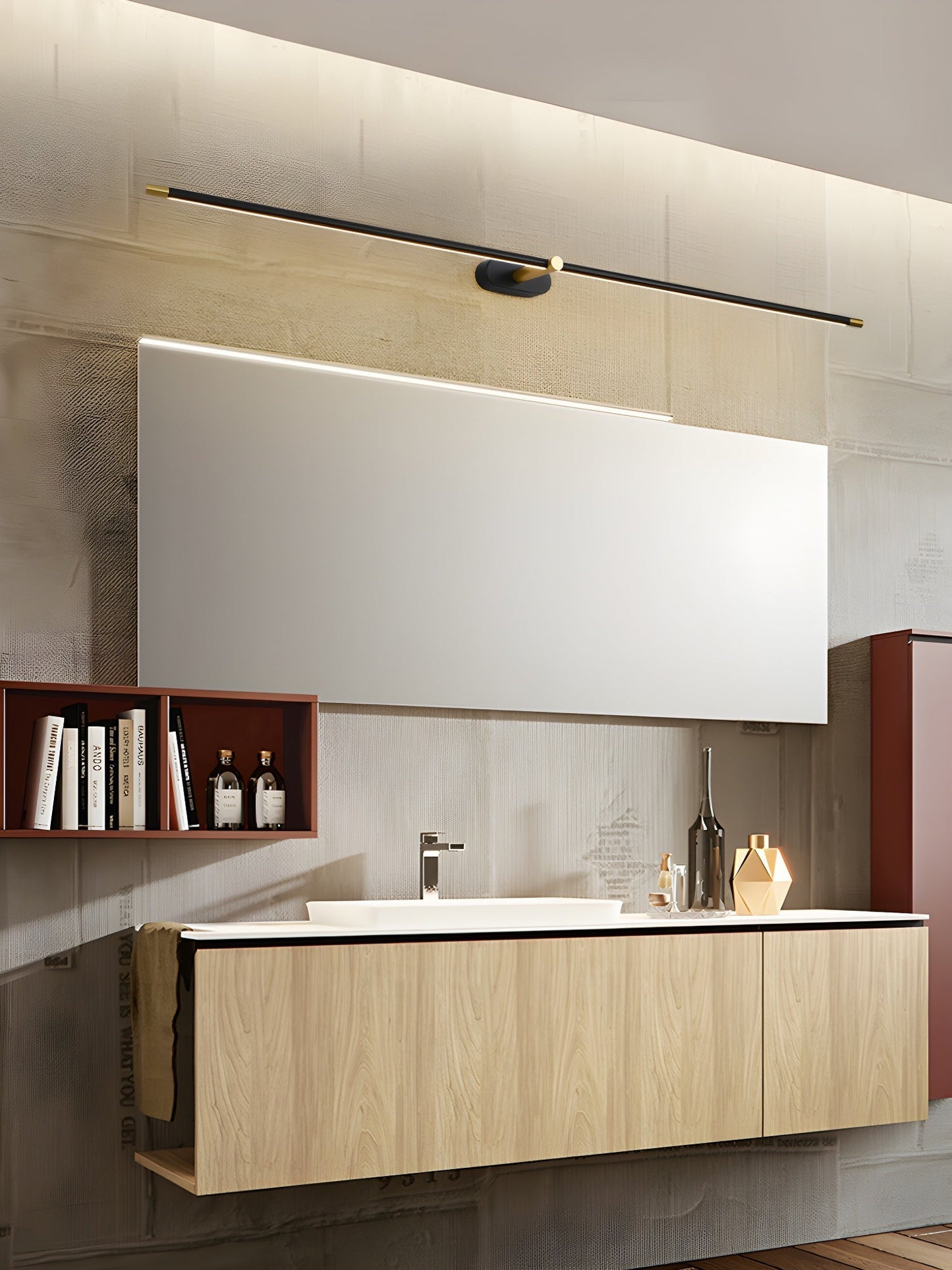 Minimalist Linear Adjustable Wall Light For Picture And Mirror