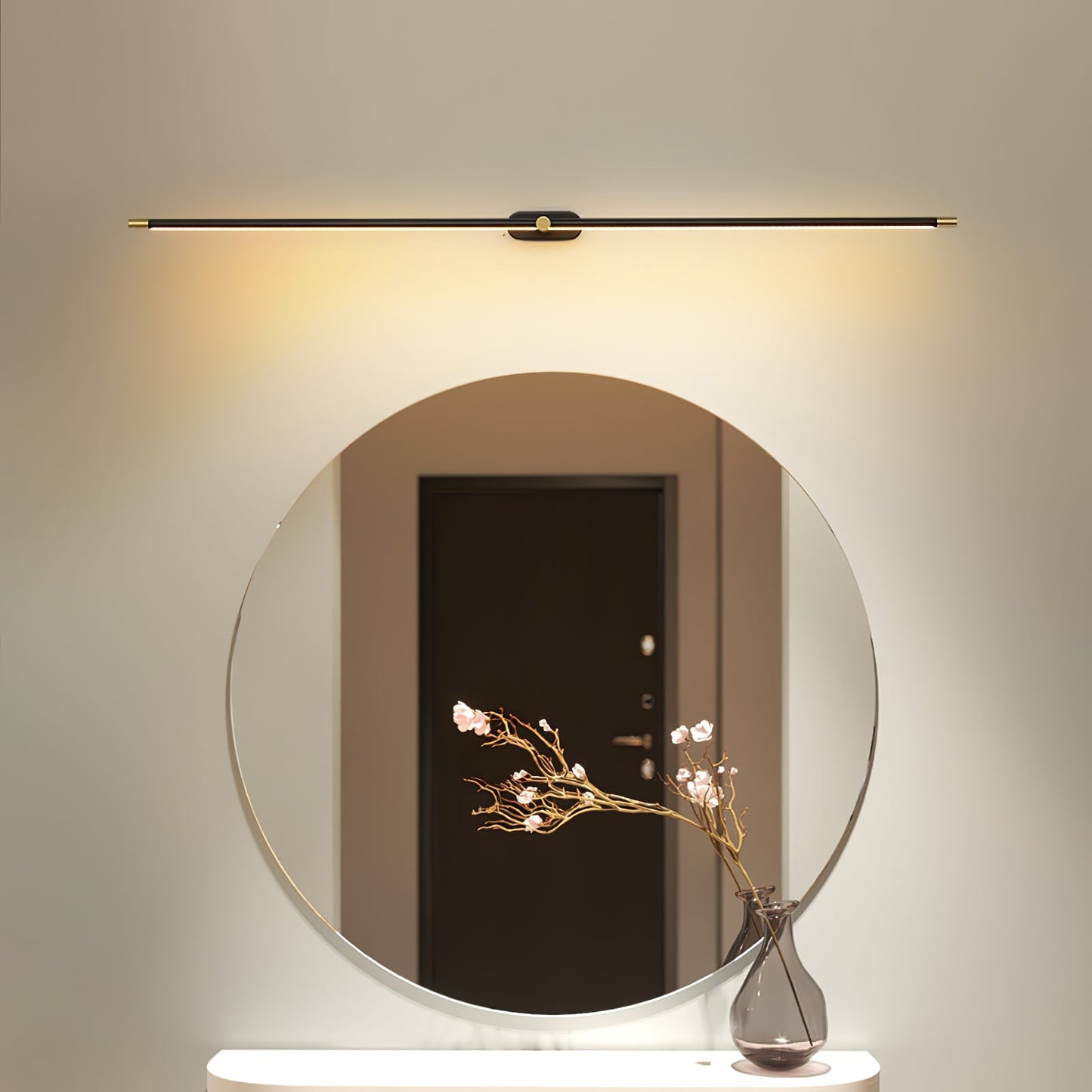 Minimalist Linear Adjustable Wall Light For Picture And Mirror