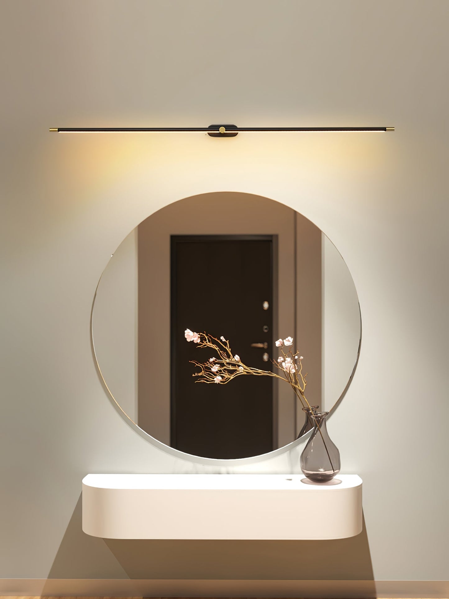 Minimalist Linear Adjustable Wall Light For Picture And Mirror