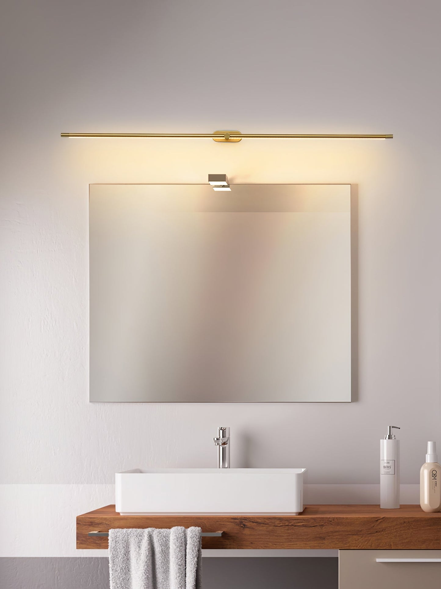 Minimalist Linear Adjustable Wall Light For Picture And Mirror