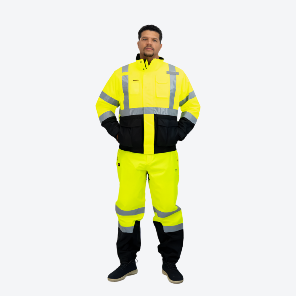 Hi-Vis Heated Waterproof Pants ANSI Certified