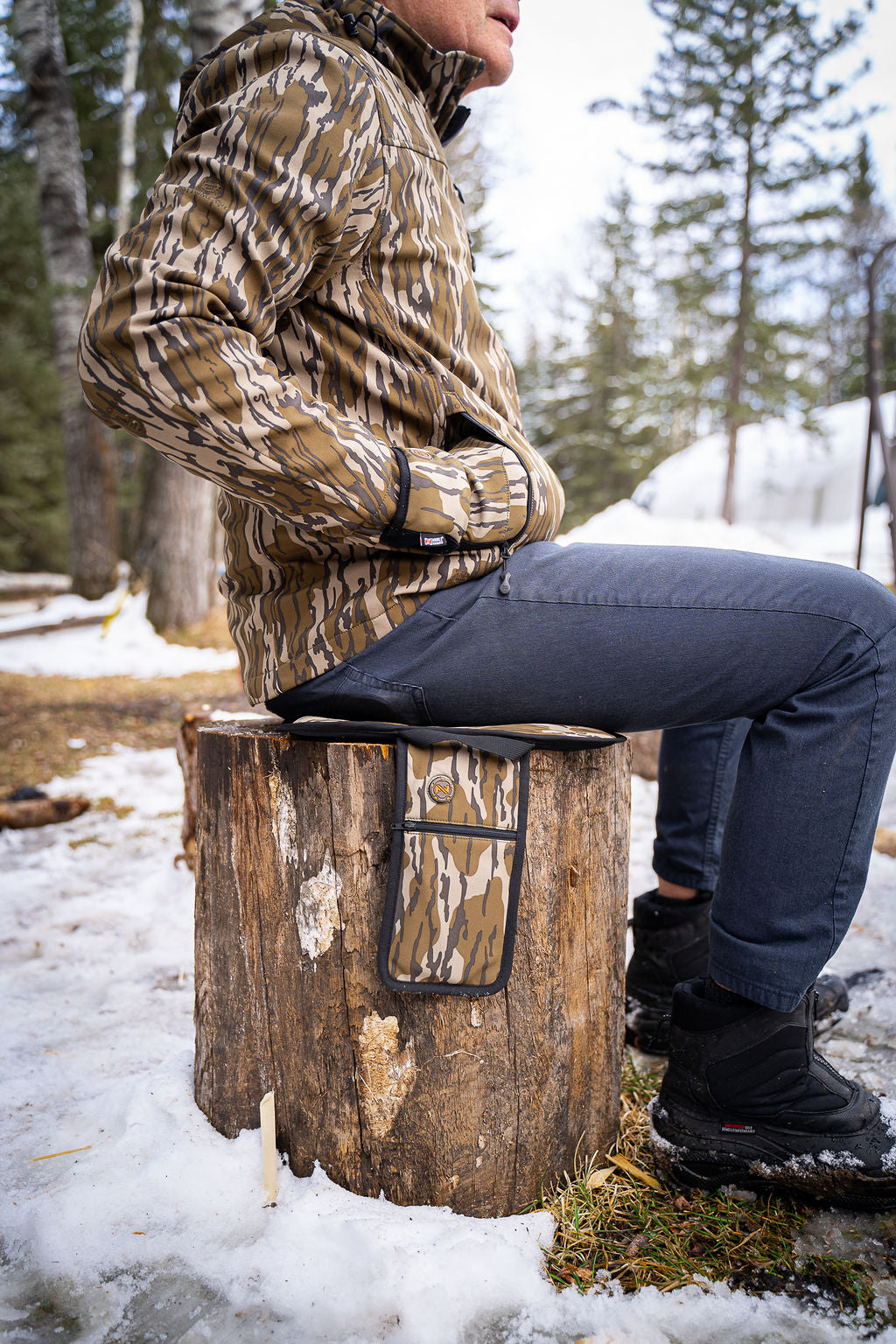 Heated Camouflage Seat Pad