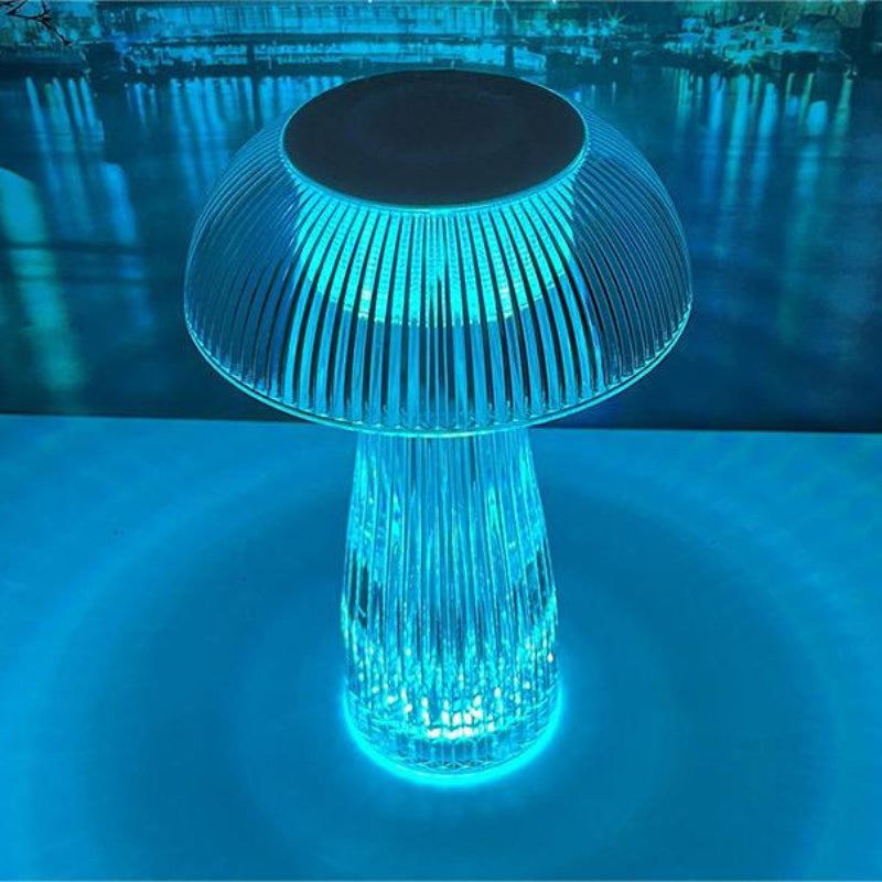 LED Table Lamp Cordless Touch Control Adjustable Brightness Transparent