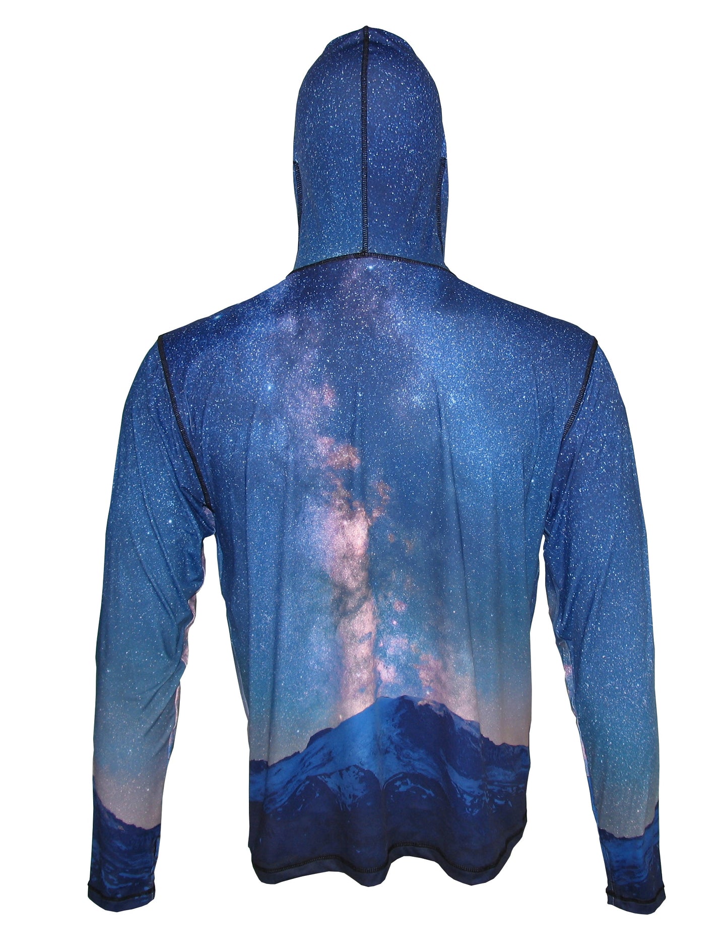 Mount Rainier Sun Protective Wildlife Graphic Hoodie