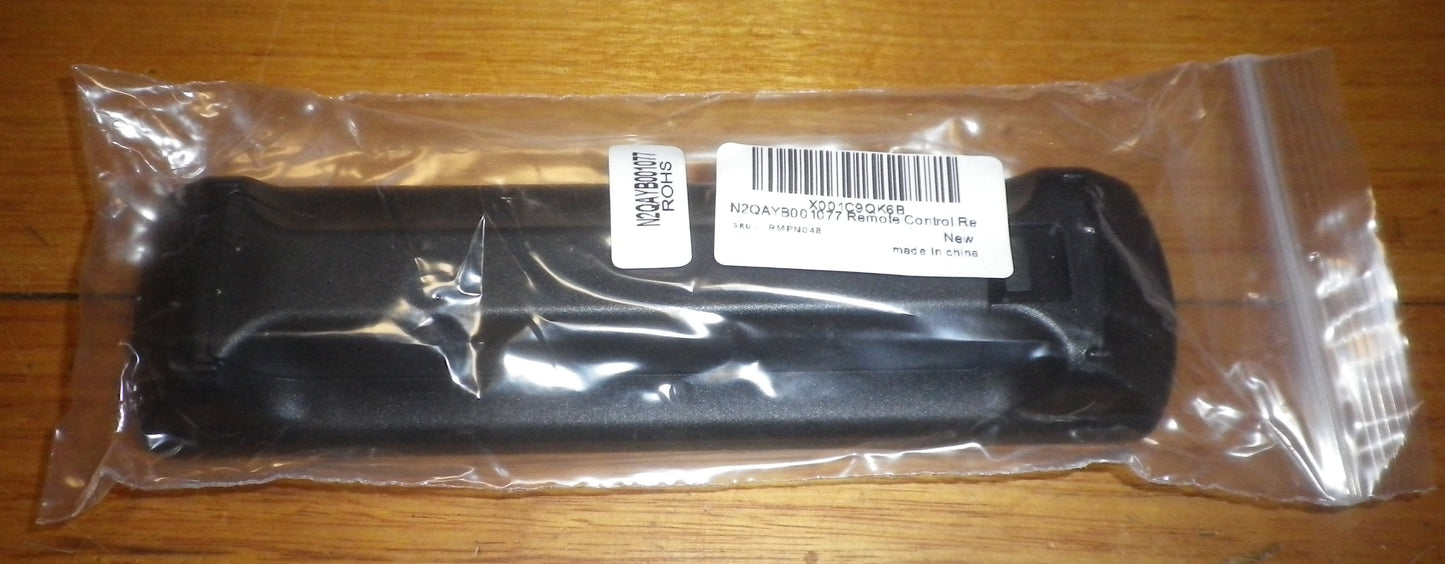 Panasonic BlueRay Player Compatible Remote Control - Part # N2QAYB001077