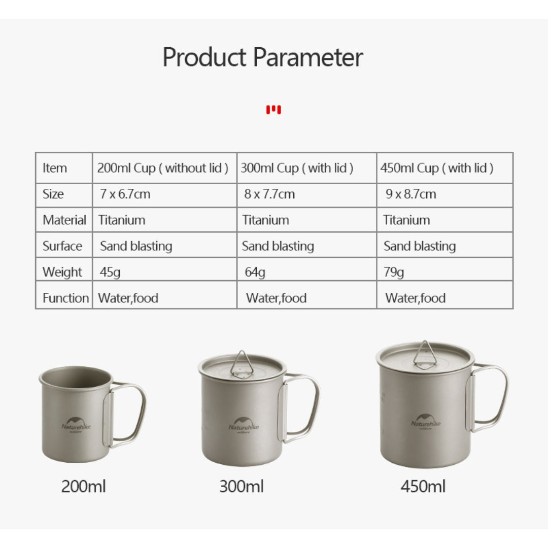 Naturehike 20CJ Titanium Cup