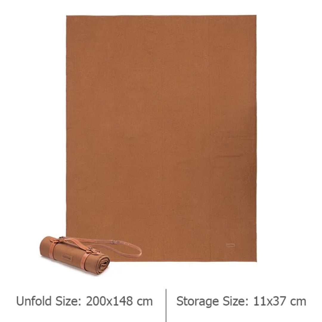 Naturehike Canvas Picnic Mat Brown