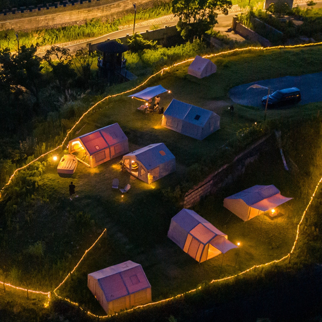 Naturehike Extend Air 13.2 inflatable tent(camp version) - quicksand gold