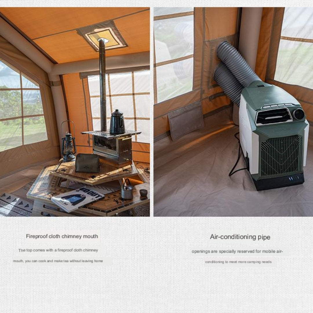 Naturehike Extend Air 13.2 inflatable tent(camp version) - quicksand gold