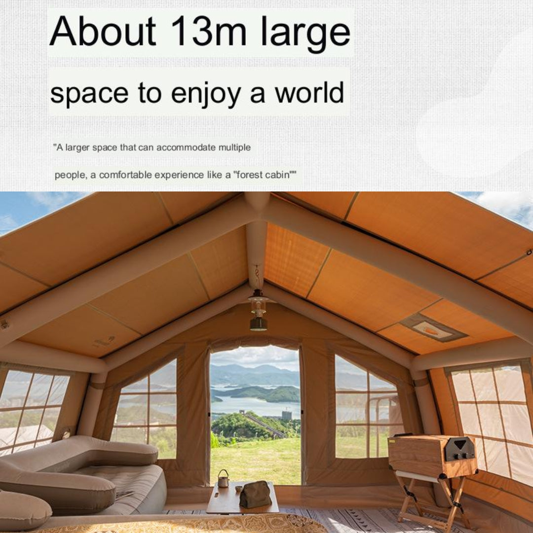 Naturehike Extend Air 13.2 inflatable tent(camp version) - quicksand gold