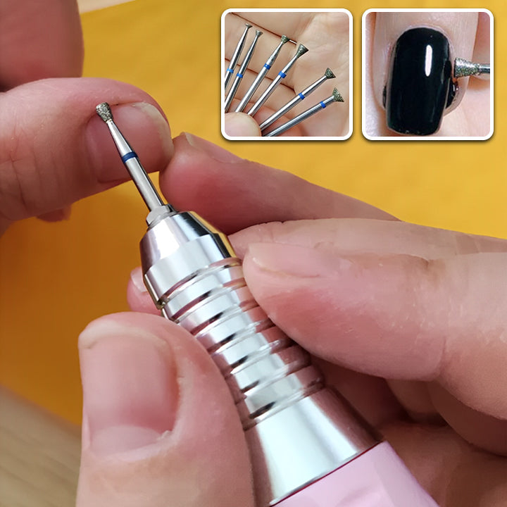 Cuticle Clean Nail Drill Bit Remove Overflow Glue Tool Nail Edge Treatment Diamond Grinding Machine Accessories