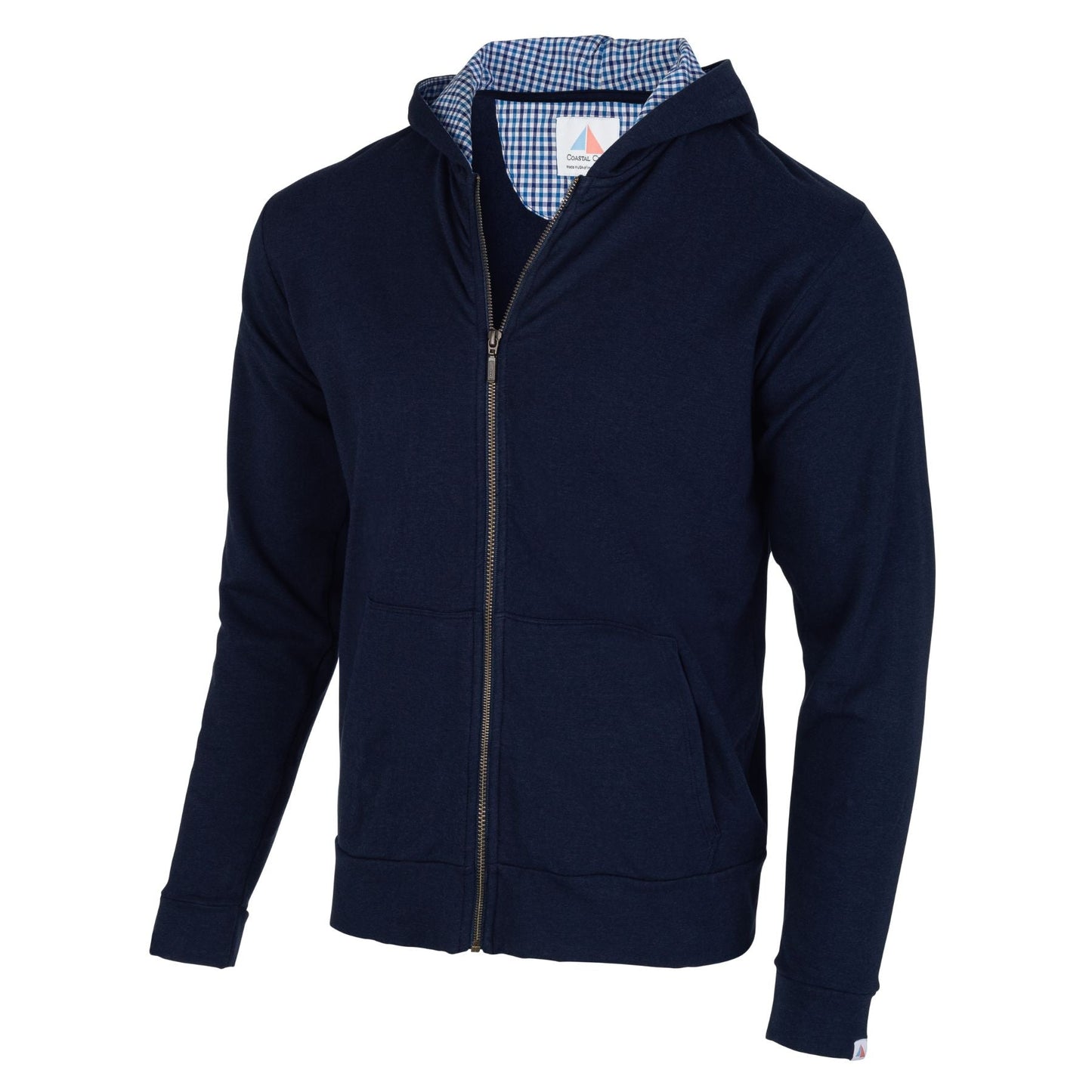 Nantucket Full Zip Deckhand Hoodie - Navy