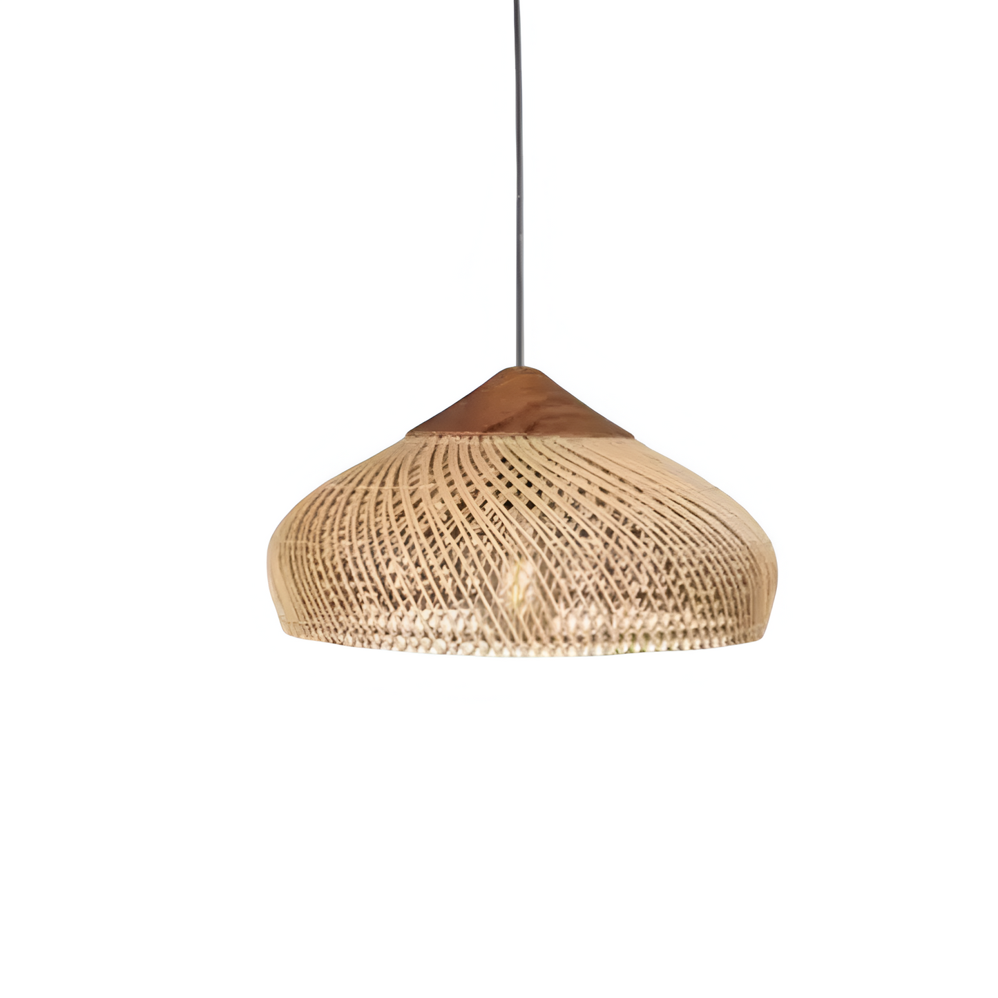 Bohemian Rattan Pendant Lights With Woven Shade