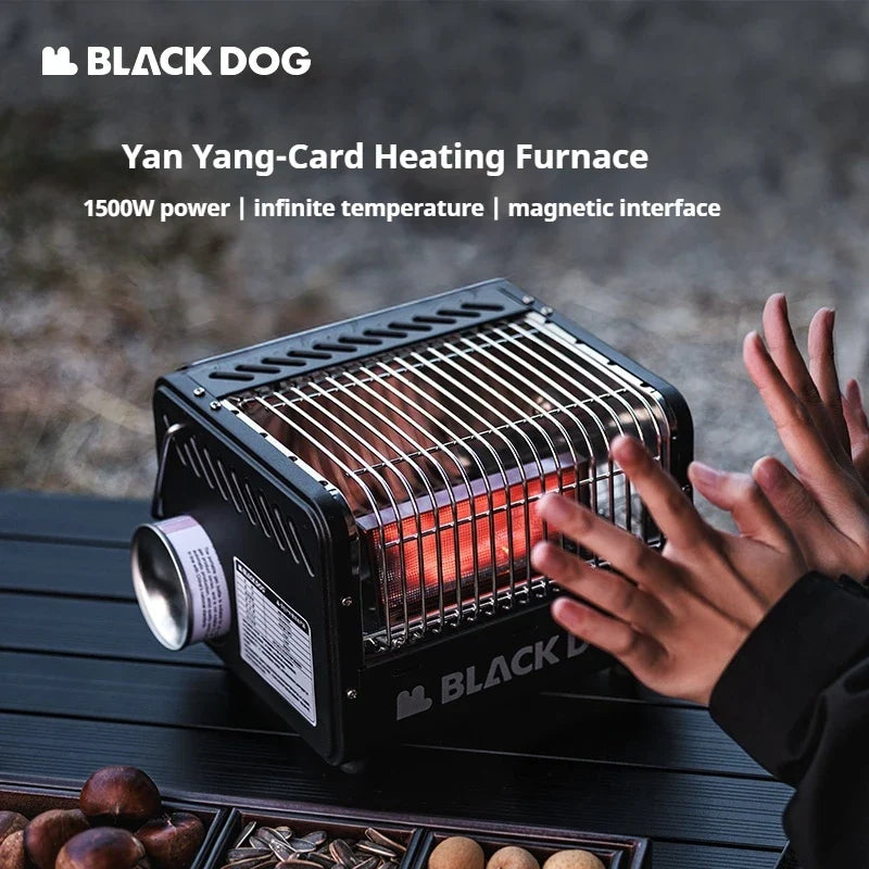 Blackdog Cassette Heating Stove Portable 1500W Gas Winter Heater Multi-function Outdoor Camping Hiking Warm Butane Stove Gas Fireplace Burner