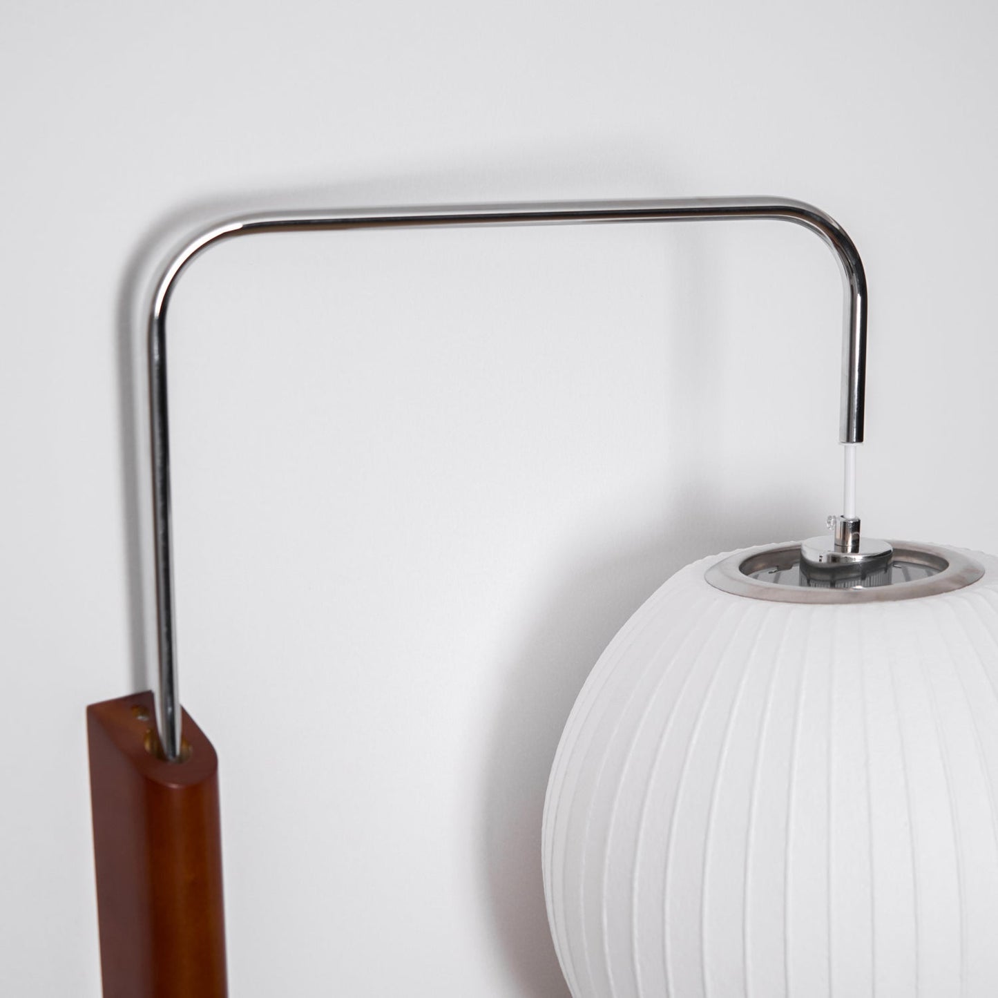 Ribbed Oval Wall Sconce With Pull Chain And Curved Arm
