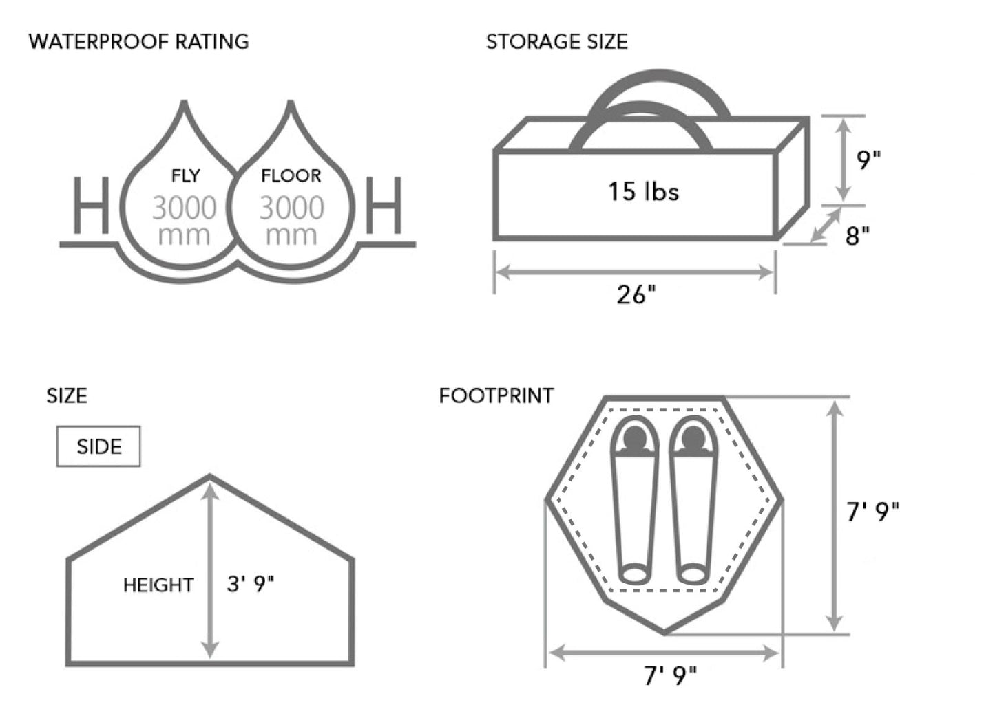 Kinoko Mushroom Tent (S)