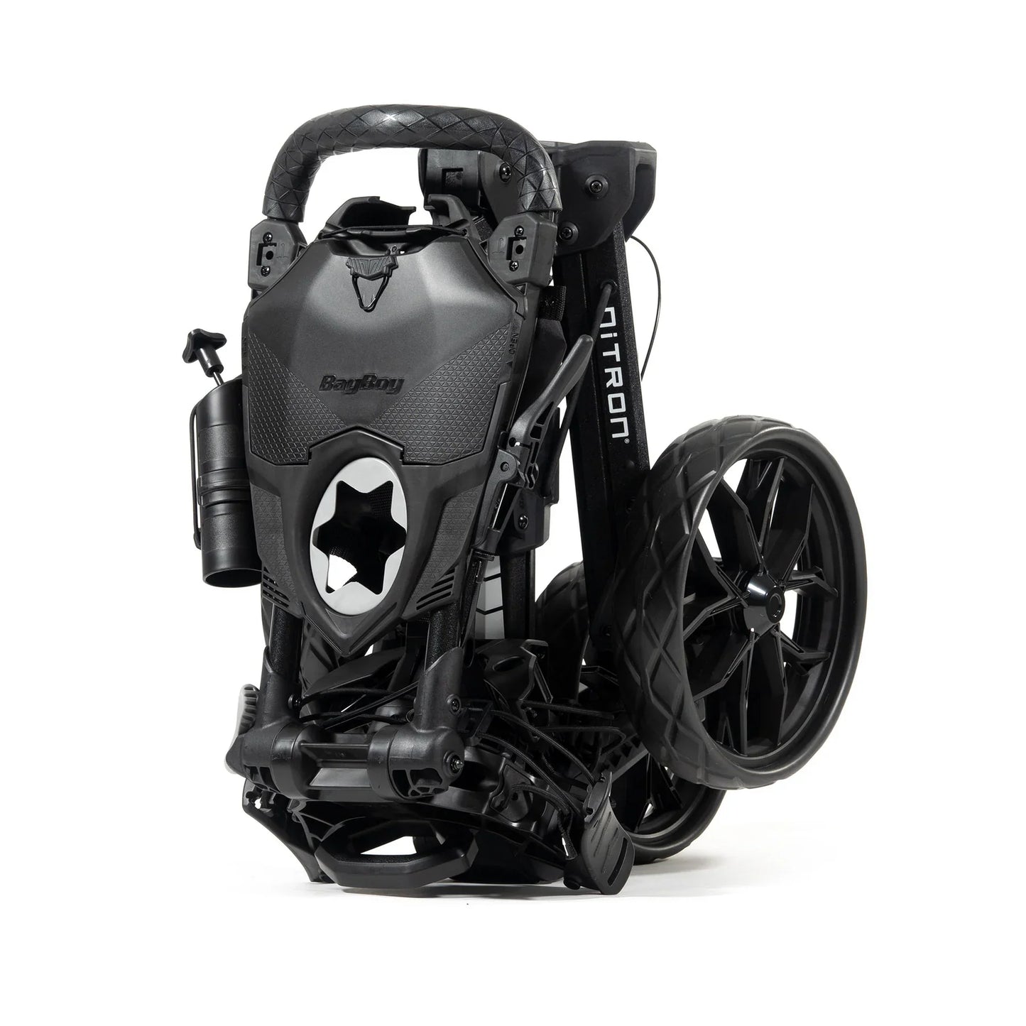 Caddie Wheel + Bag Boy Nitron Auto-Open Push Cart Bundle