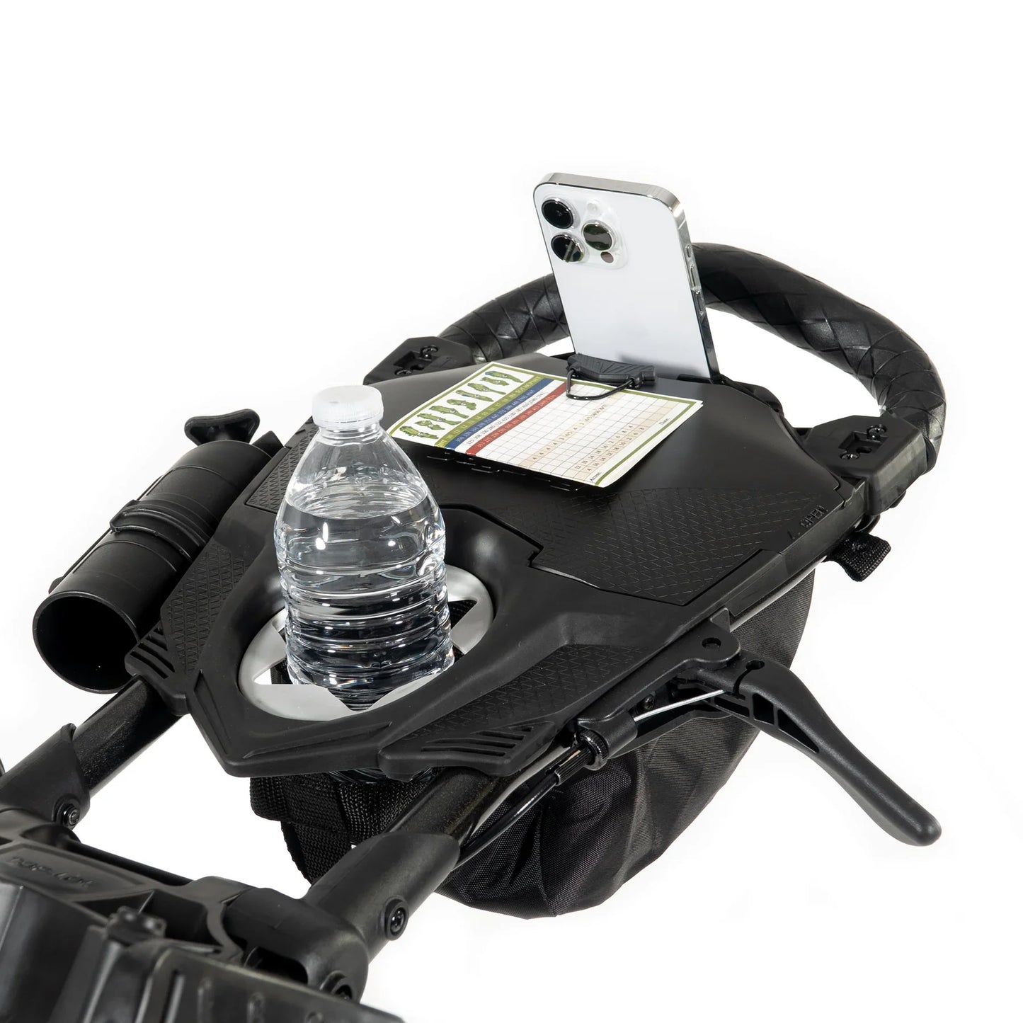 Caddie Wheel + Bag Boy Nitron Auto-Open Push Cart Bundle