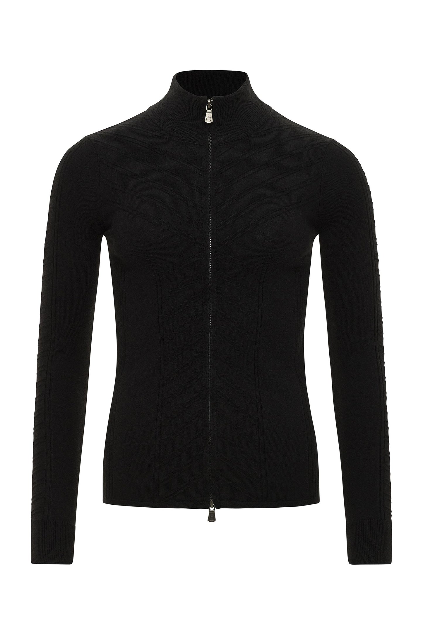 Noelle Sweater Zip Up Top