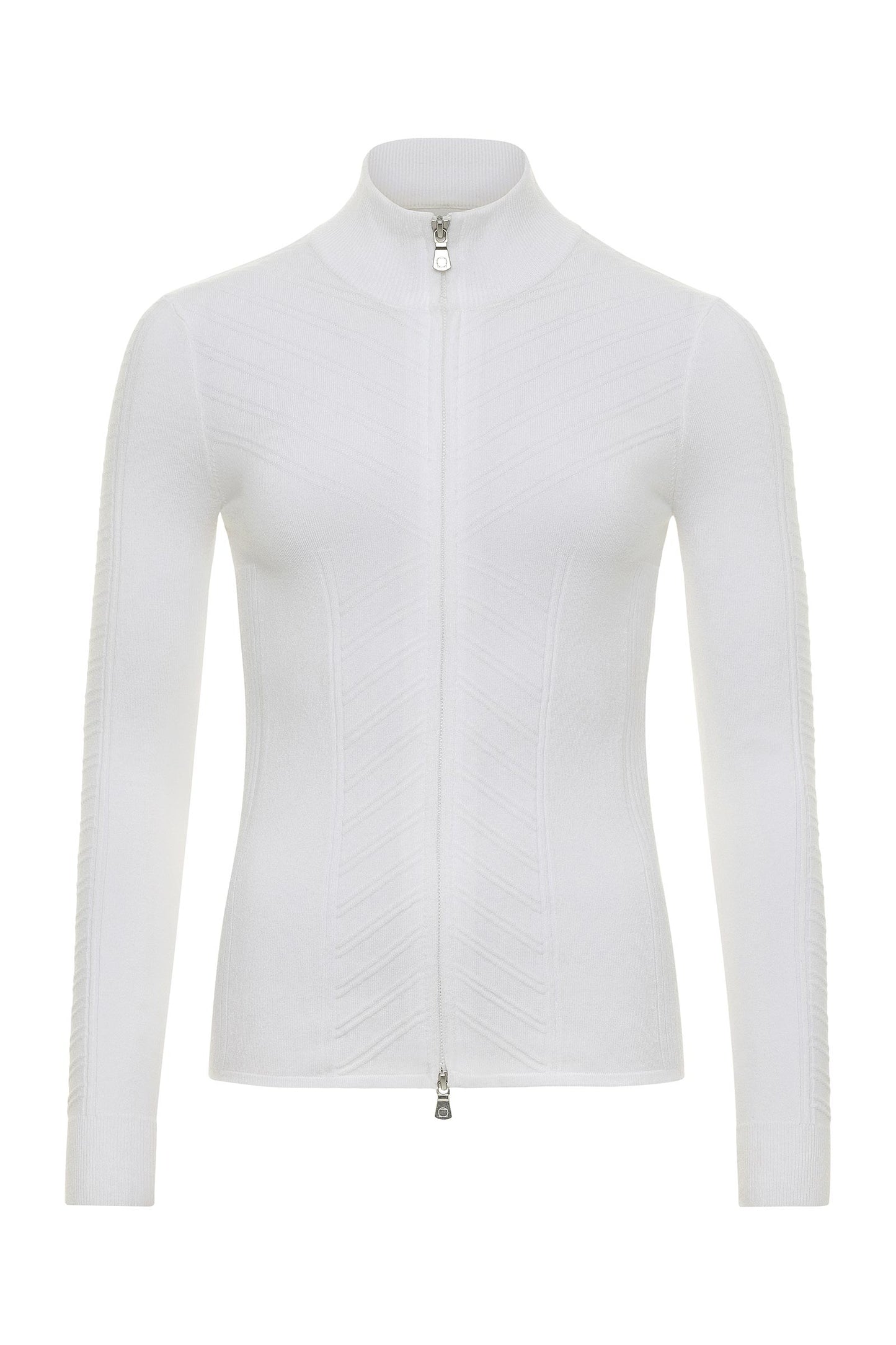 Noelle Sweater Zip Up Top