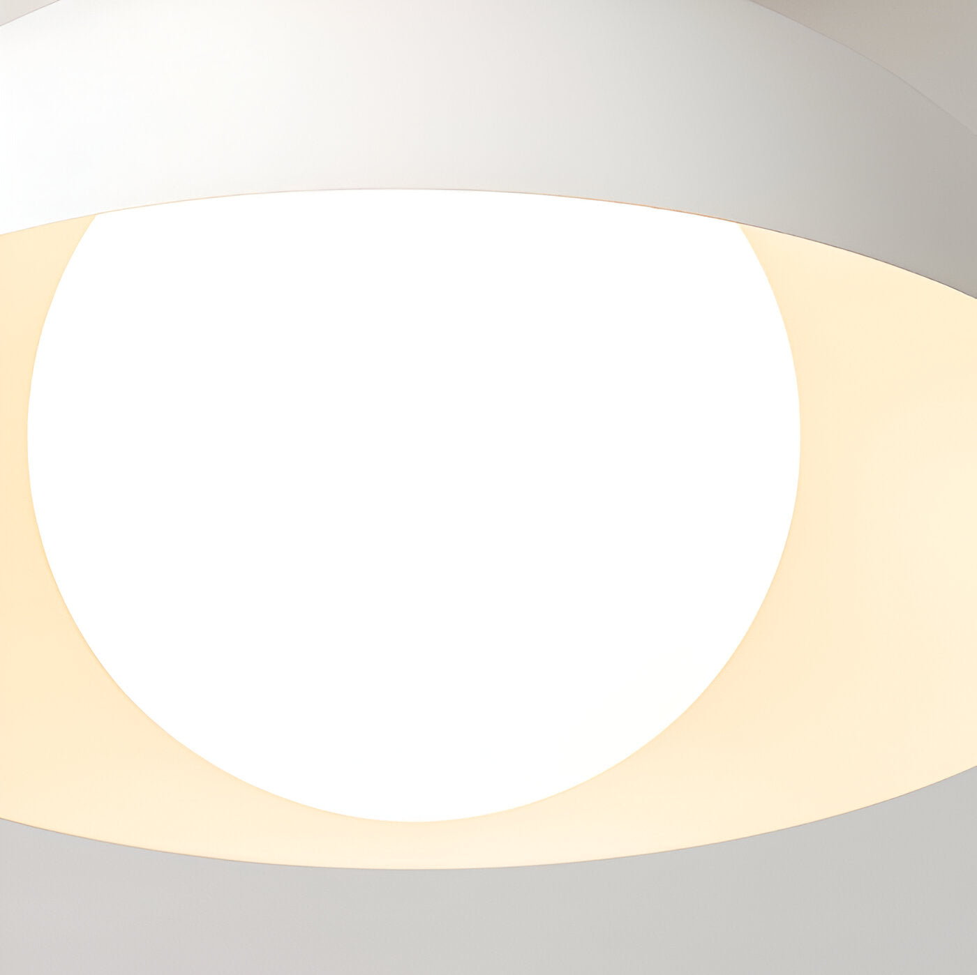 Nordic Minimalist Iron Shade Ceiling Light With Eco Dome Design