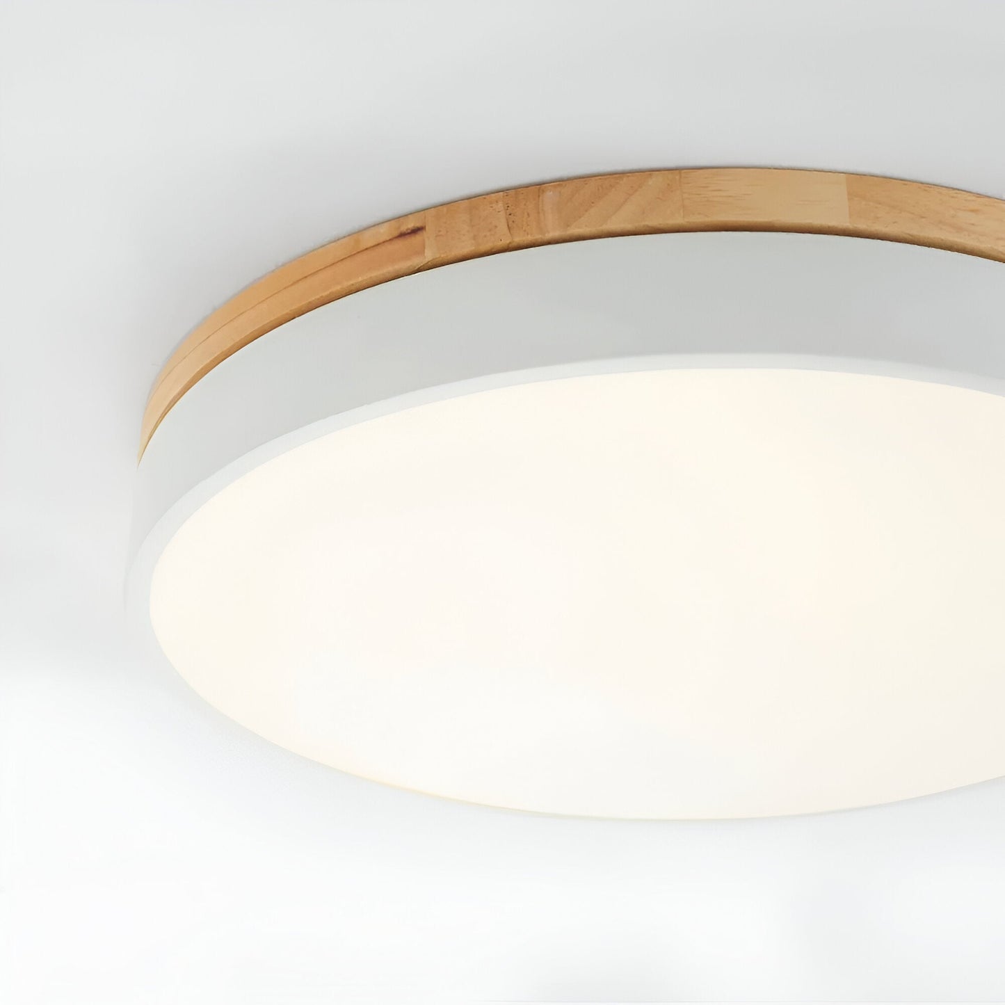 Nordic Round Flush Ceiling Light LED Light With Acrylic Diffuser