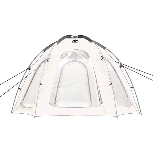 Nucleus Hexagon Dome Tent 4-6P with 6 Clear Windows + Clear Dome