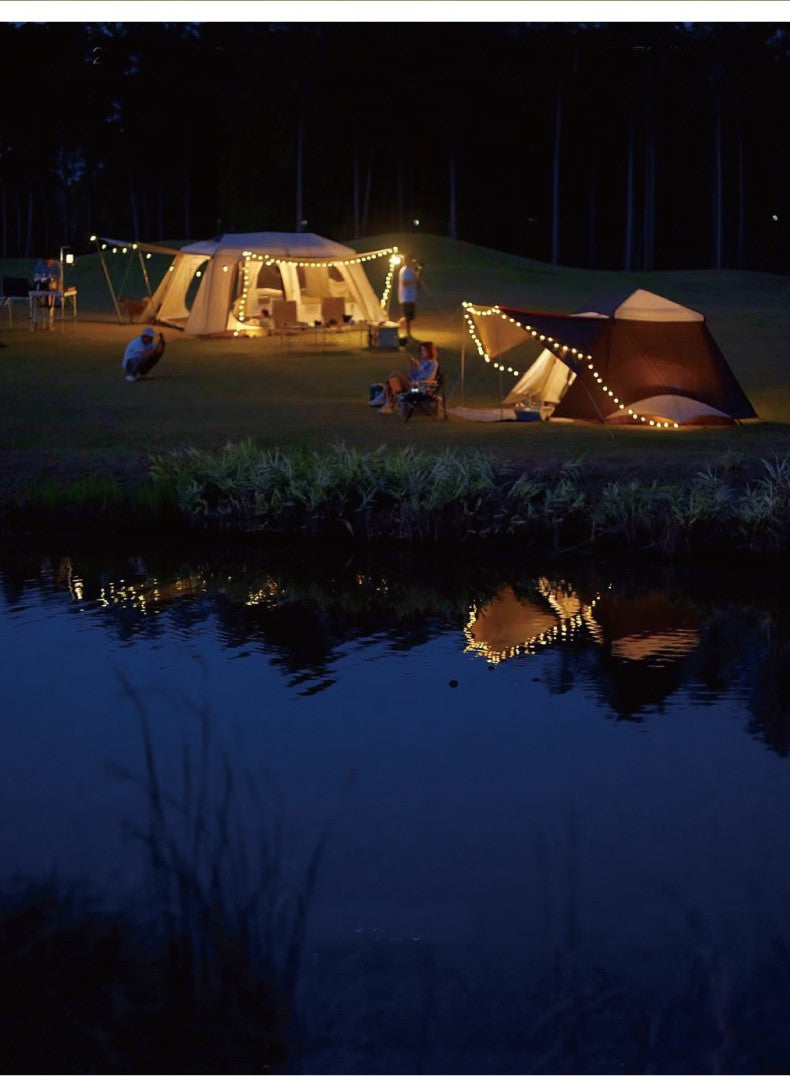 Vidalido CABIN PLUS Series Automatic Cabin Style Tent Portable Lightweight Folding for 4-6 Person Family Shed Leisure Quick Opening Sunshade Tent