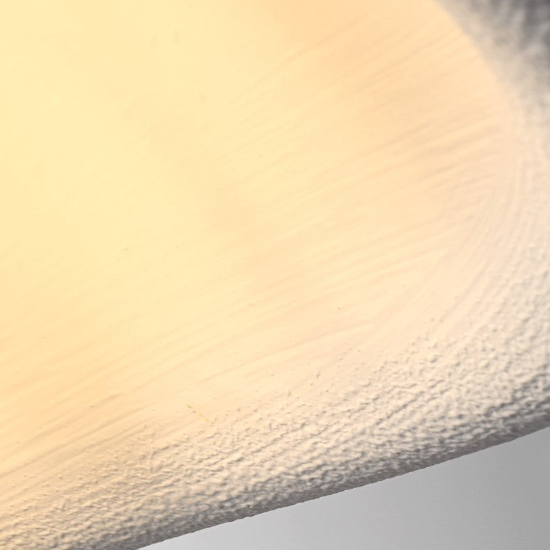 Japandi Cloud Pendant Light With Textured Polystyrene Shade