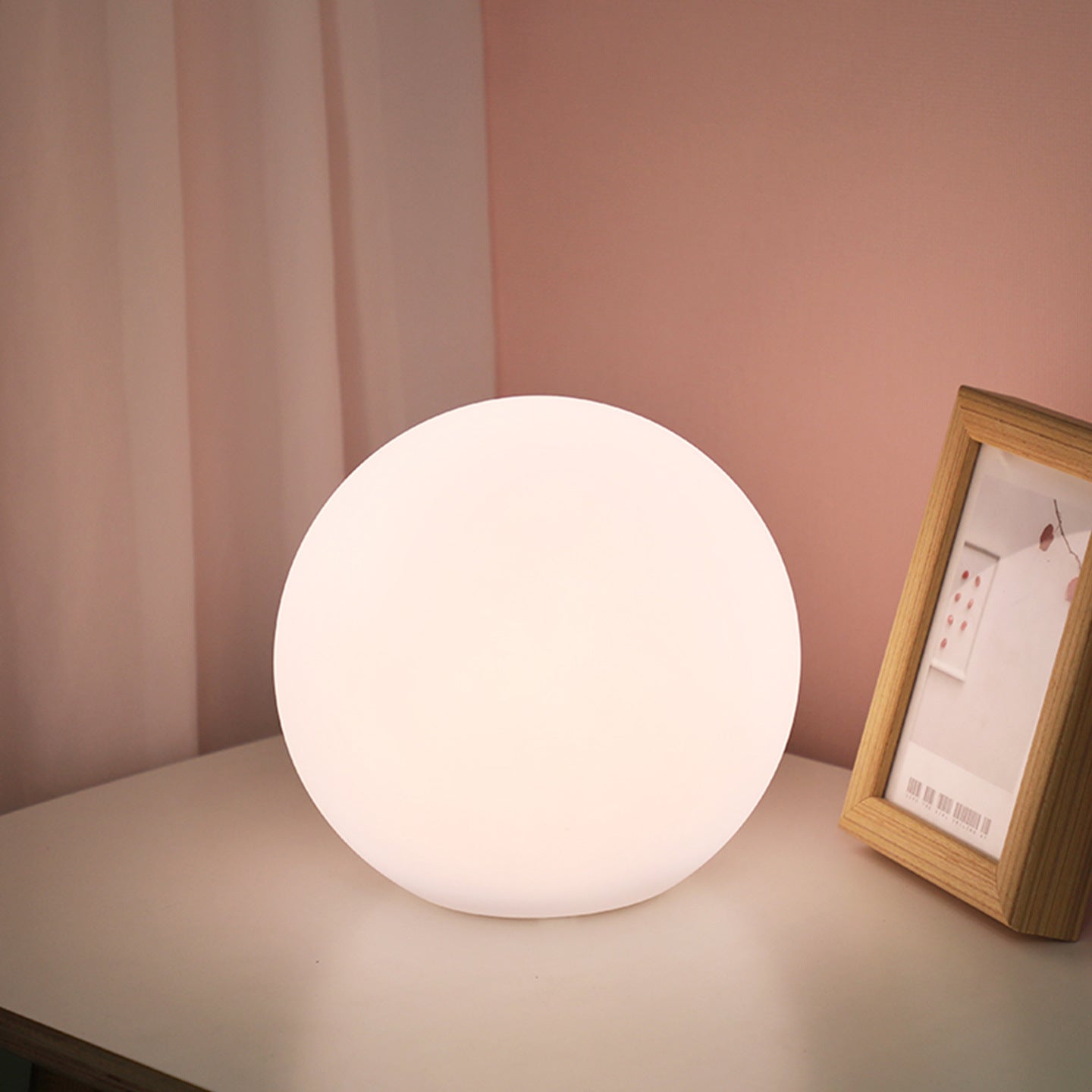 Ball Lamp, Rechargeable, LED Light Source, Remote Control