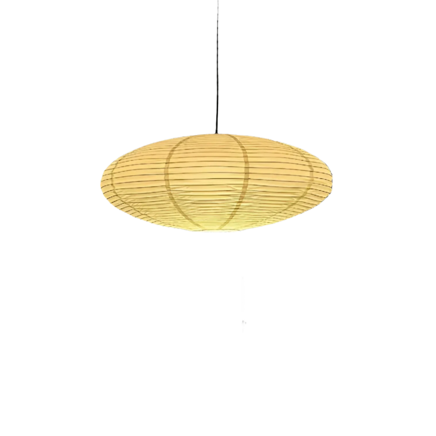 Japandi Paper Pendant Light With Xuan Paper Shade