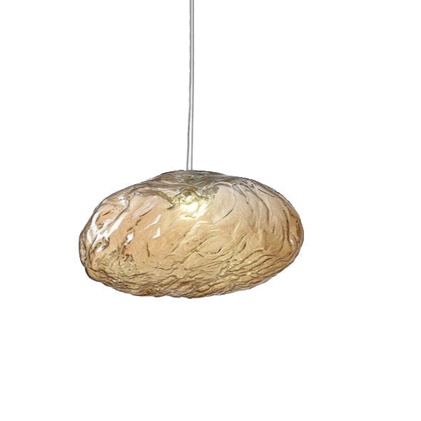 Minimalist Cloud Glass Pendant Light LED Light With Adjustable Cable
