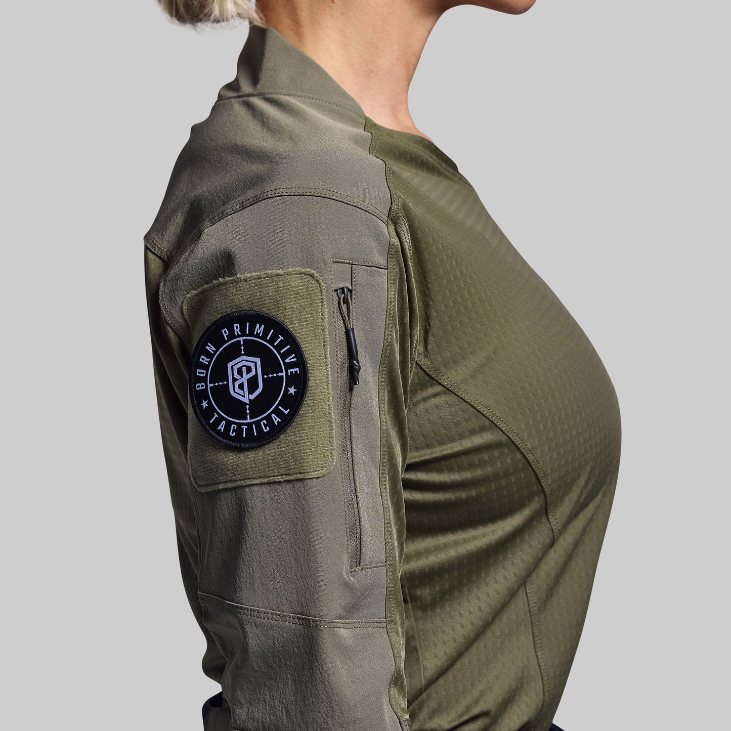 Women's Long Sleeve Op Top Pro (OD Green)
