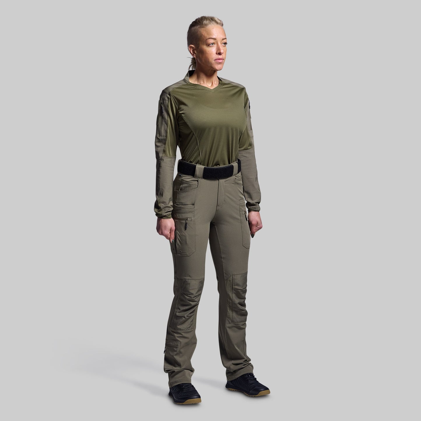Women's Long Sleeve Op Top Pro (OD Green)