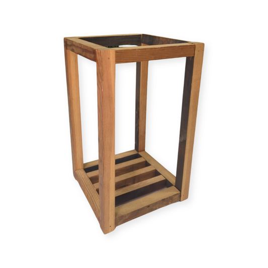 Open Frame Elm Wood Lanterns