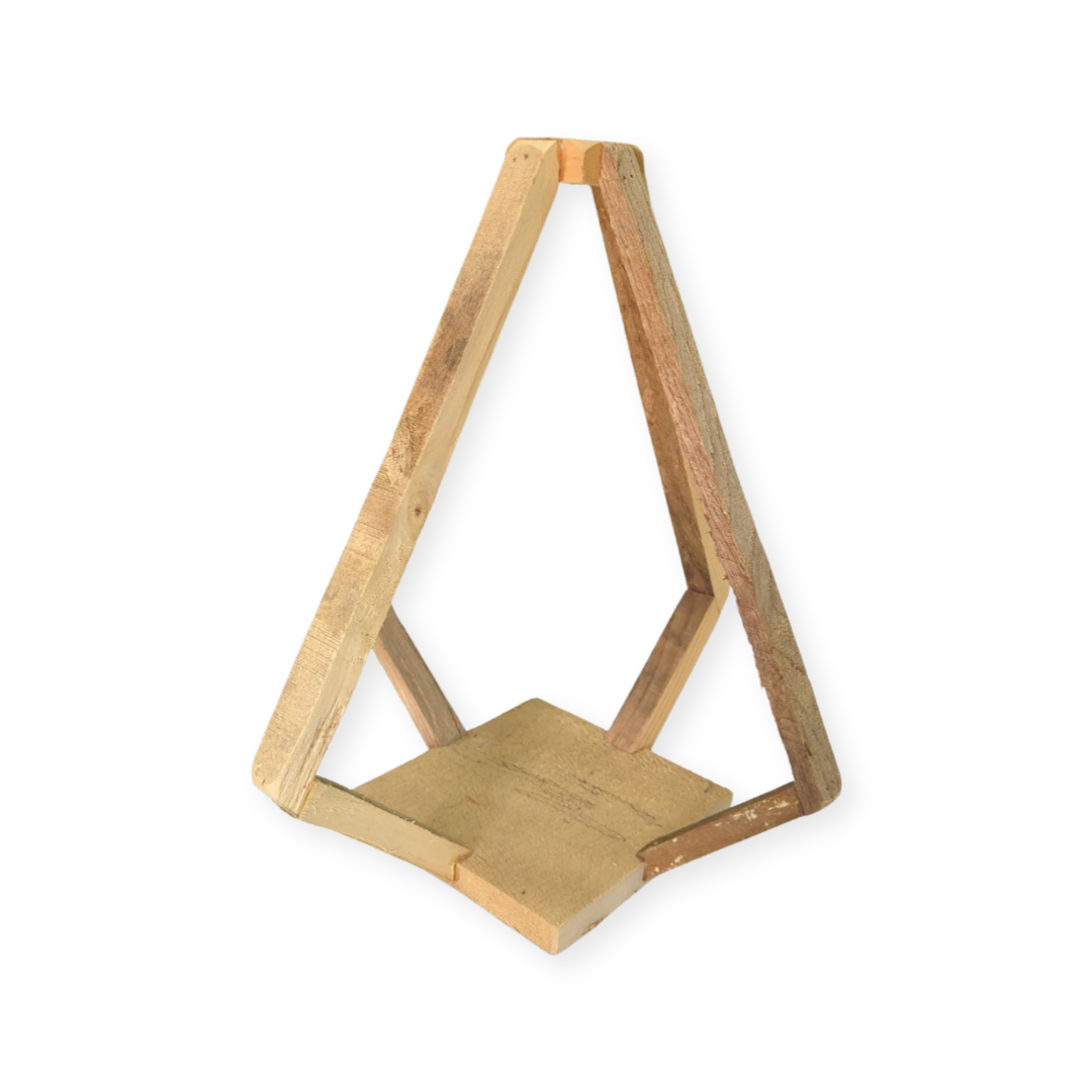 Open Frame Wood Geo Lanterns