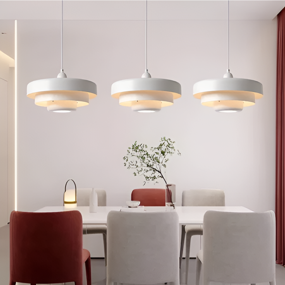 Scandinavian Aluminium Pendant Lights LED Light With Dimmable E27 Bulb